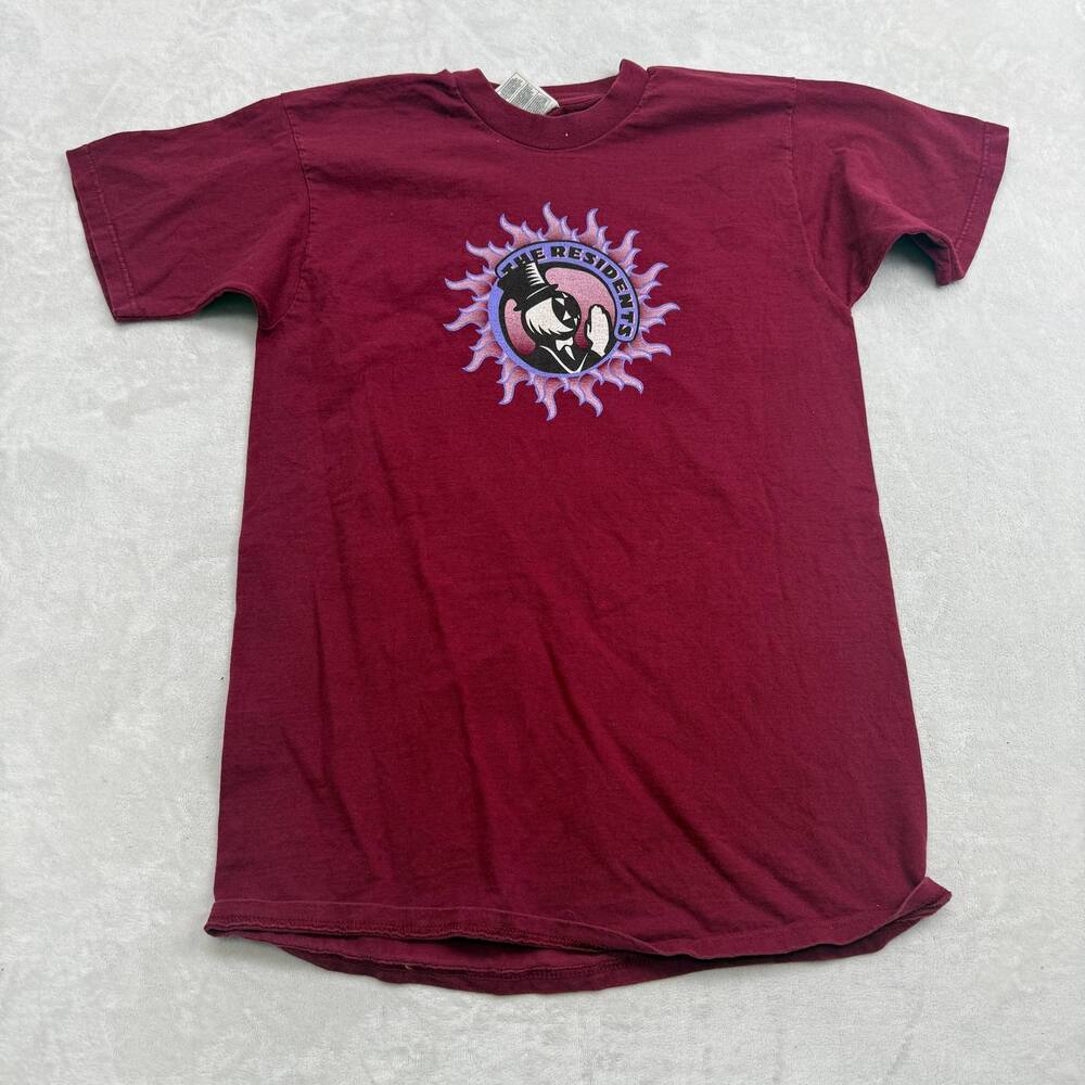 The Residents Wormwood Holy Bible Men's Burgundy T-Shirt Size L Vintage 90s Band